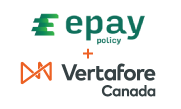 ePayPolicy and Vertafore logo for Orange Partner Program