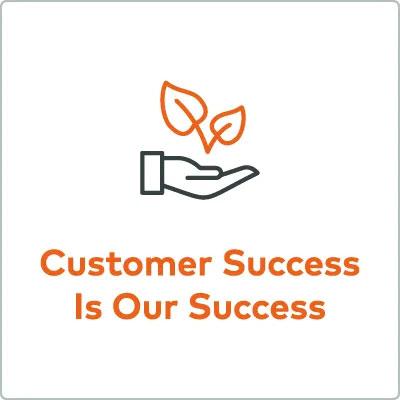Customer success is our success graphic