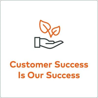 Customer success is our success graphic
