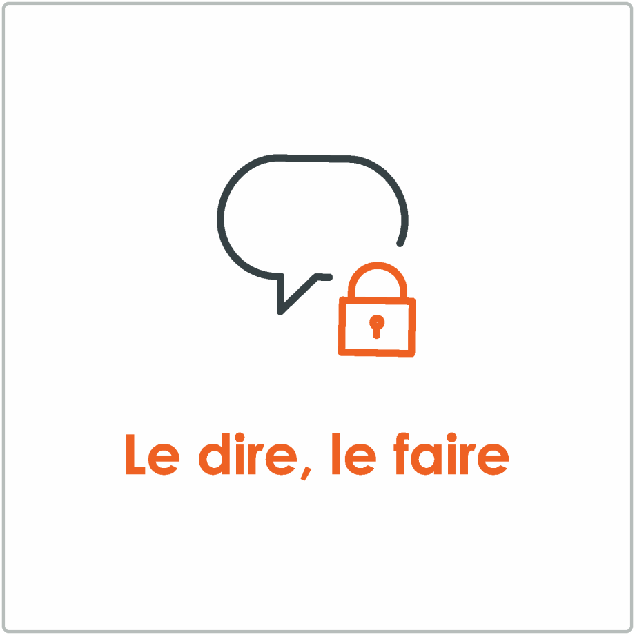 vertaforeway icons-Le dire, le faire-FR